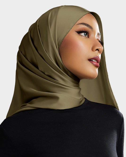 Premium Silk Scarf in Zurite
