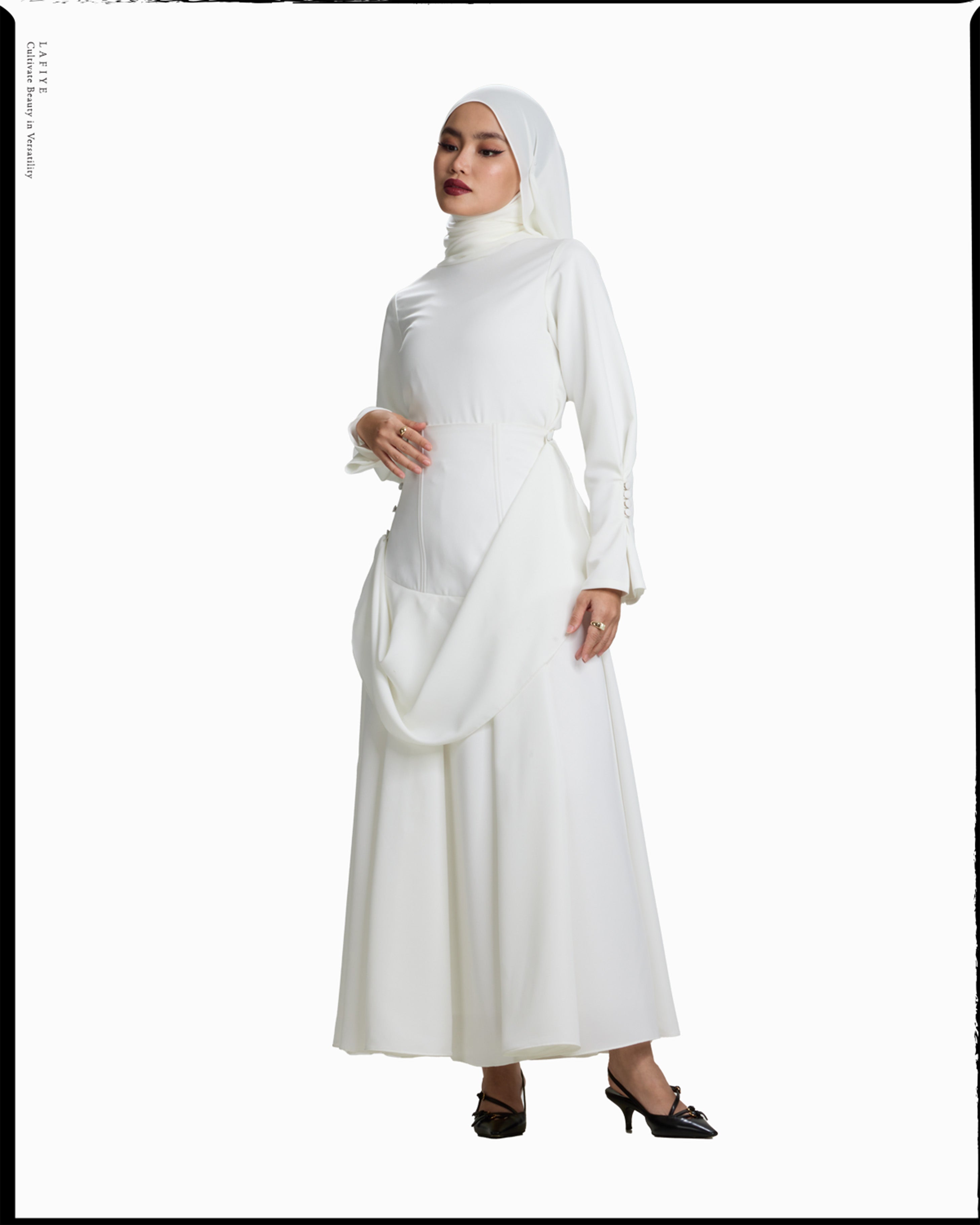 Prime Billow Skirt in Chalk