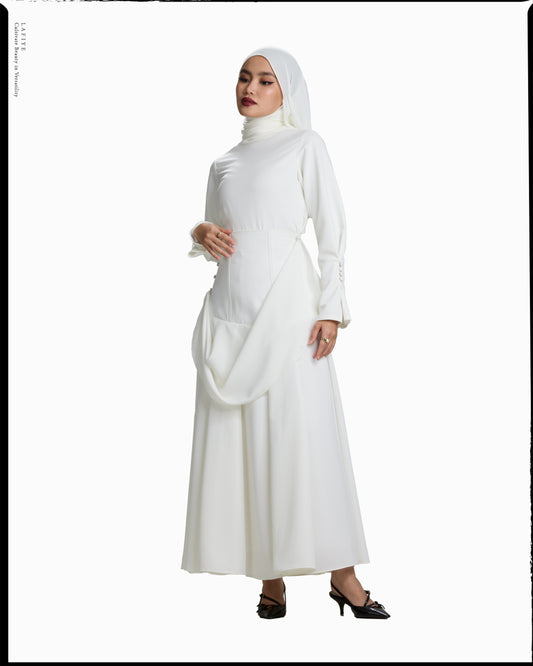 Prime Billow Skirt in Chalk