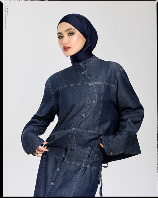 Lane Denim Overlayer in Dark