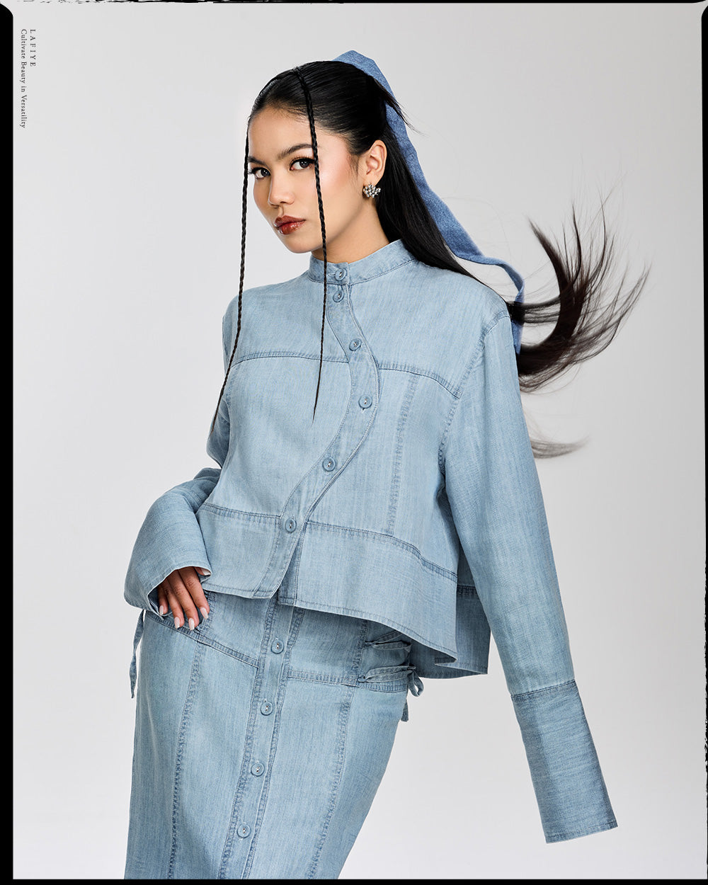 Lane Denim Overlayer in Light