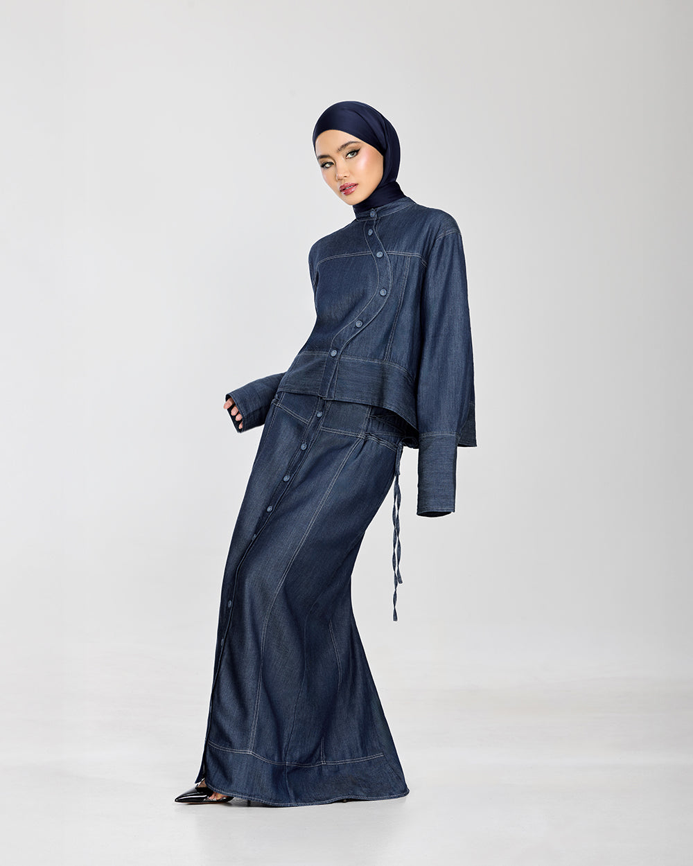 Lane Denim Overlayer in Dark
