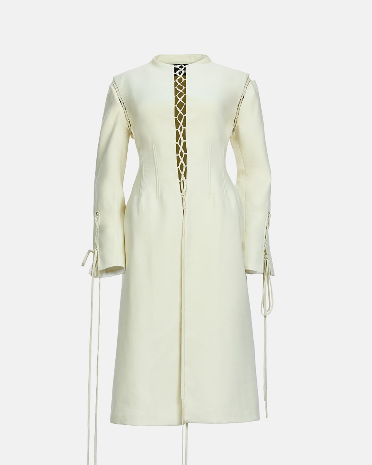 Lane Linen Coat in Cream