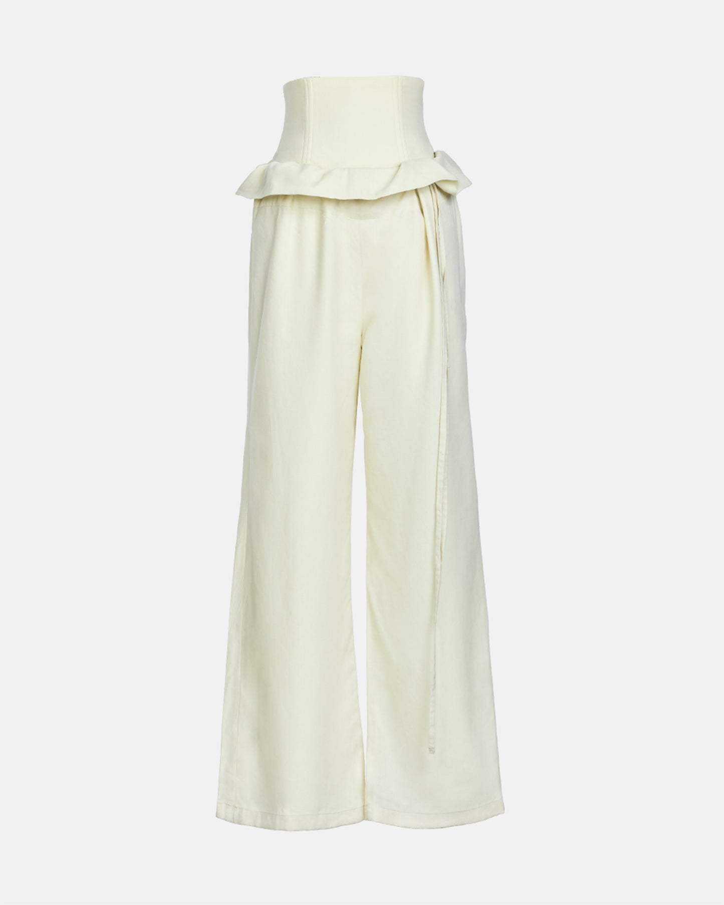Lane Linen Corset Trousers in Cream