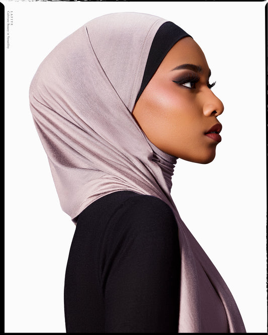 Skiv Rou Scarf in Mauvine