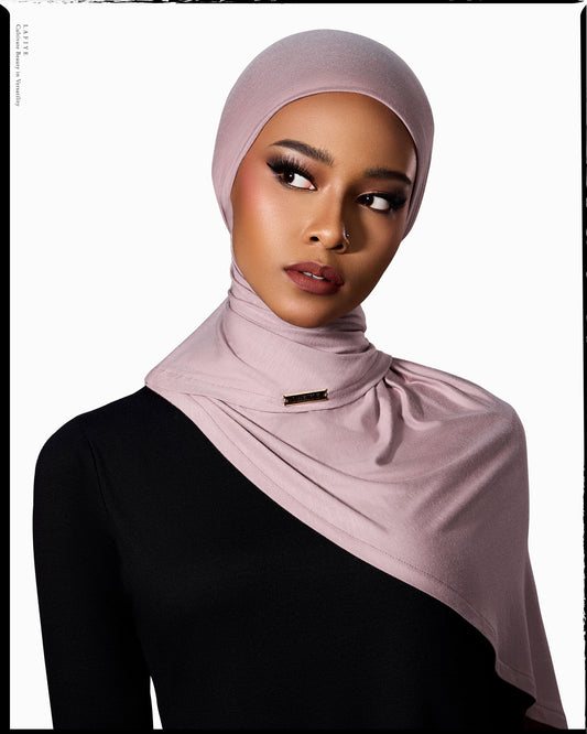 Skiv Tie Instant in Mauvine